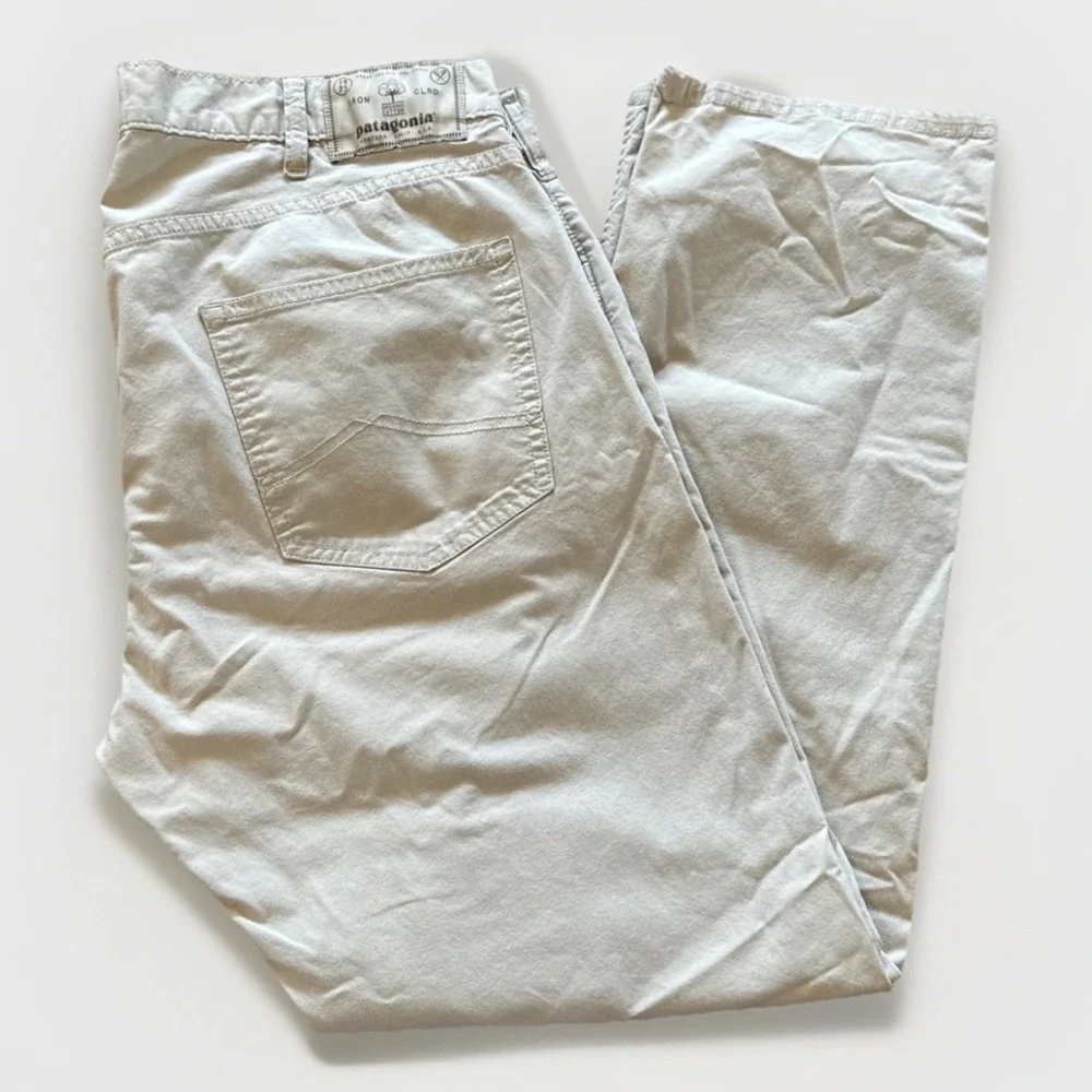 Patagonia All-Wear Jeans Mens 35 x 30 Straight Hiking Outdoors 56090‎ Iron Clad